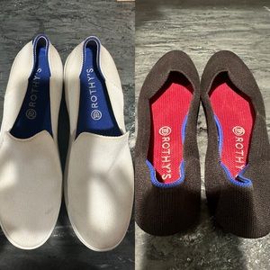 Two pairs of Rothy’s Size 11